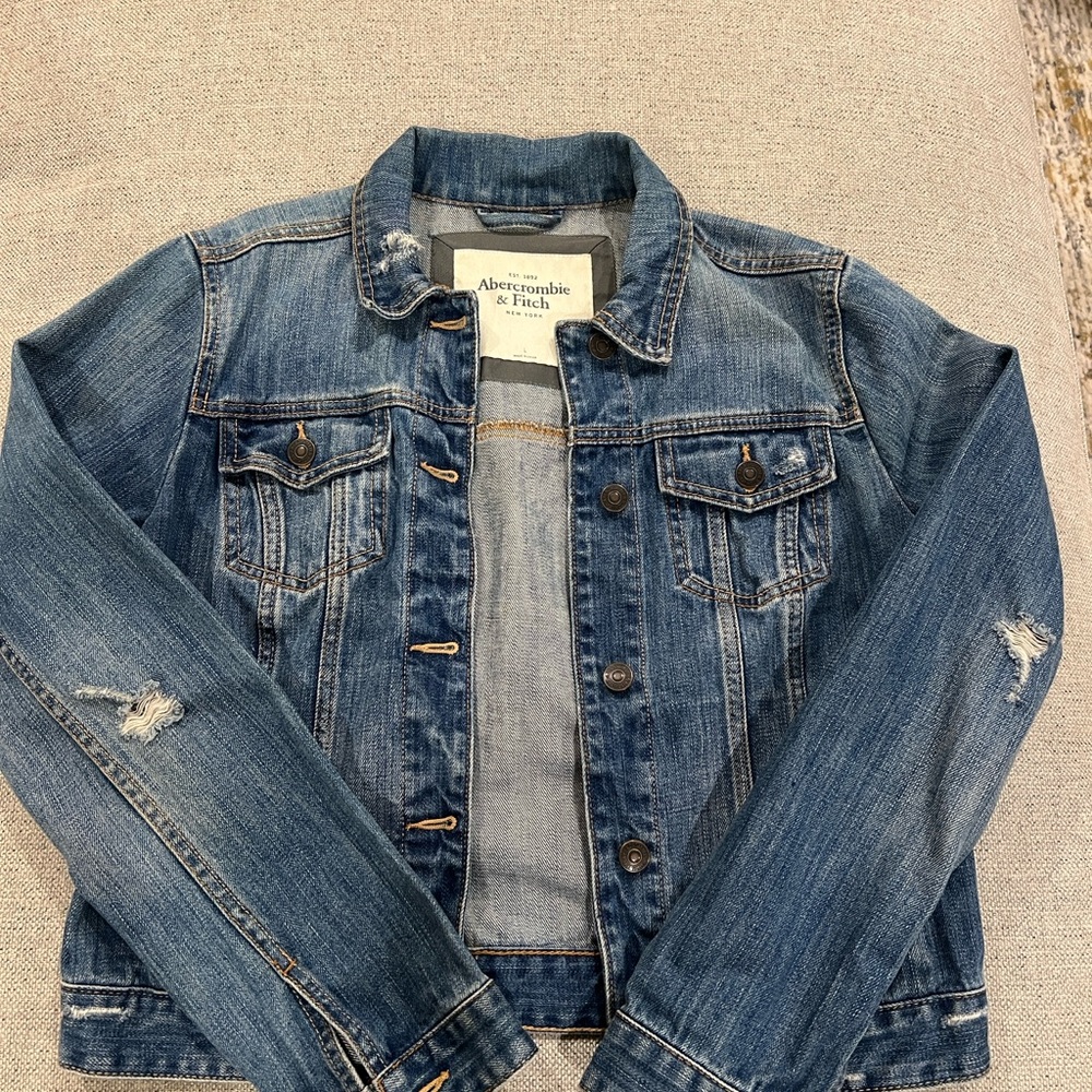 Abercrombie & Fitch Blue Denim Jacket